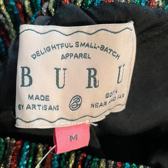 BURU Size Medium Party Skirt Metallic, NWT - Picture 8 of 10